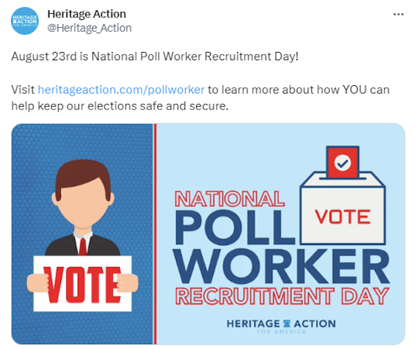 National Poll Worker Recruitment Day