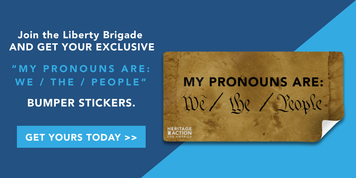 The Left is obsessed with you participating in the 
radical rituals of their identity politics – including listing YOUR pronouns.