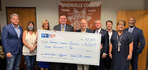 presented a check.png